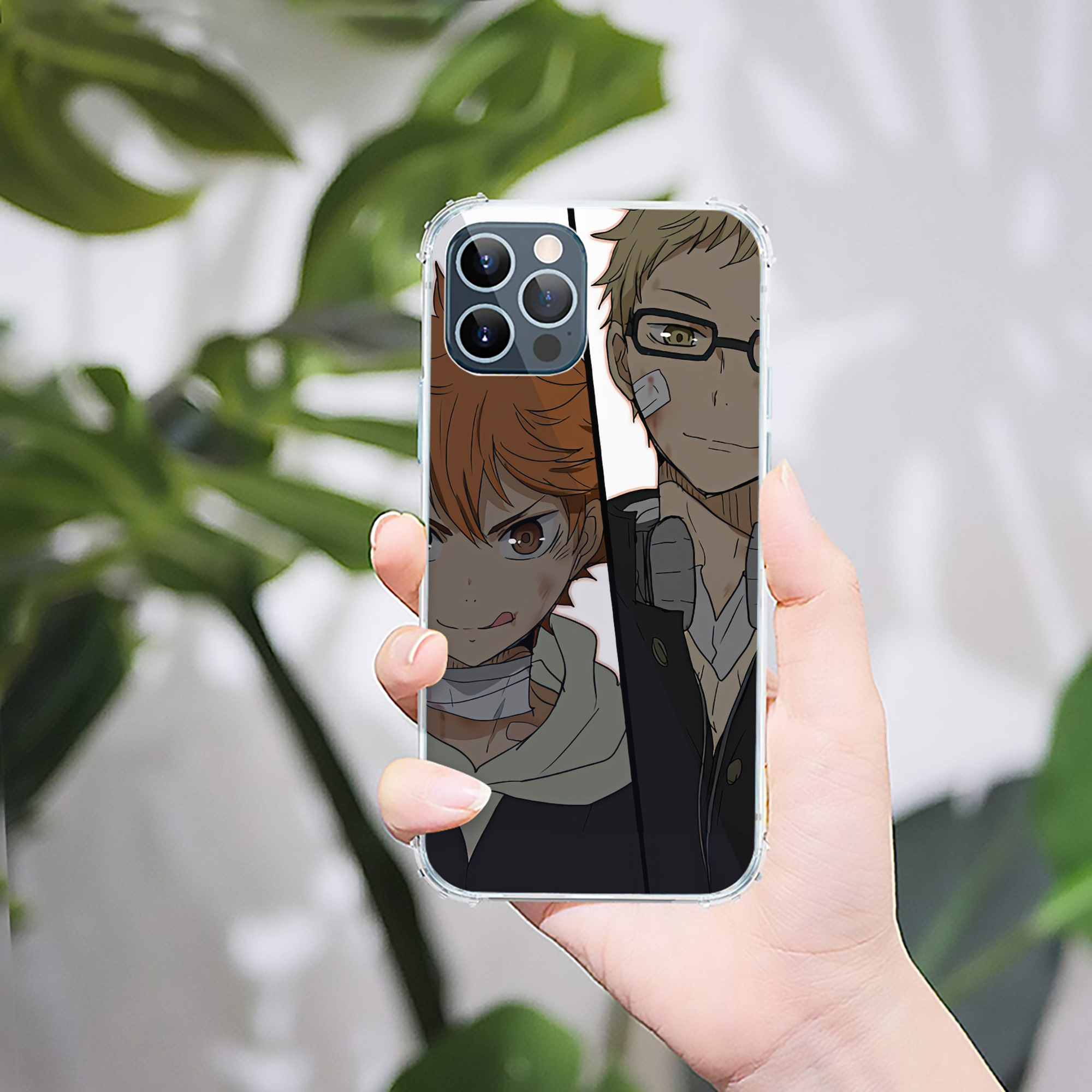 （画像用） ハイキュー!! Haikyu!! 【iPhone 12シリーズ対応】透明スマホケース（クリアソフトケース）